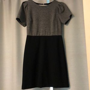 LOFT Worn once- new grey and black loft dress!